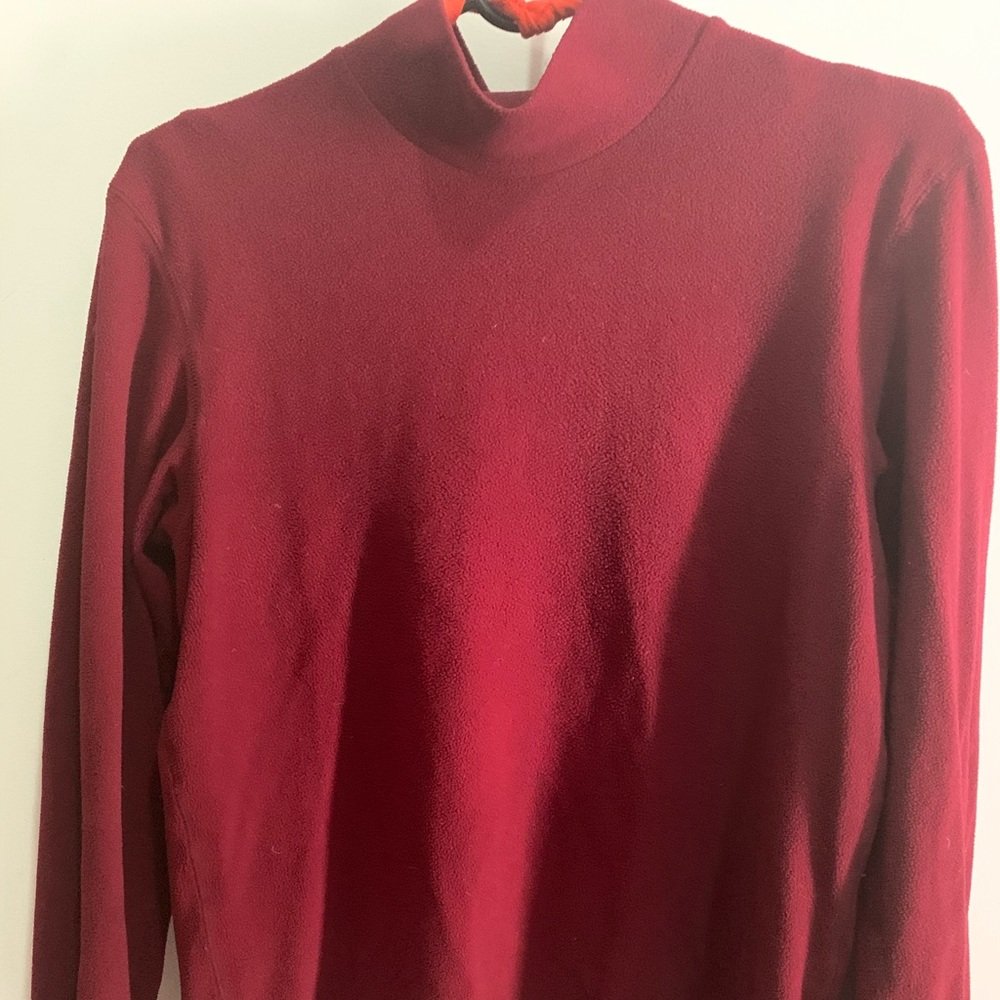 fleece turtleneck